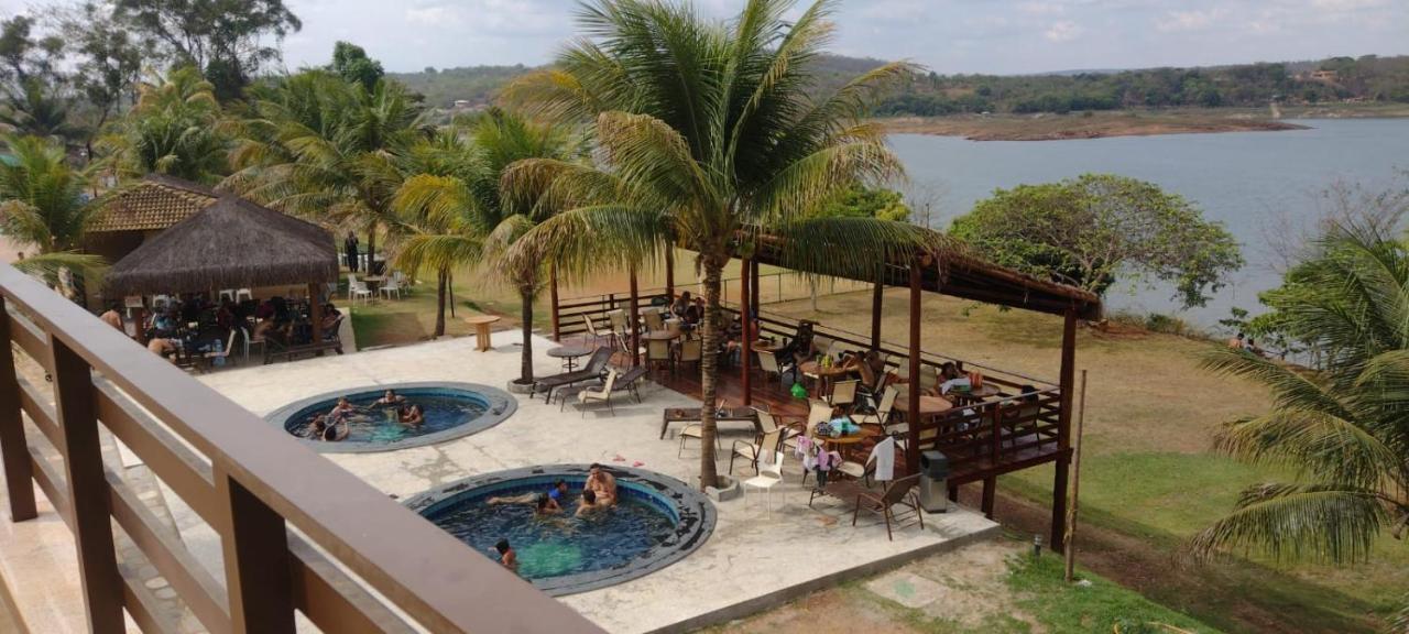 Aldeia Do Lago Caldas Novas Lindo Apt Com Cozinha Mobilia Nova Pode Levar Bebidas Na Area Das Piscinas Eksteriør billede